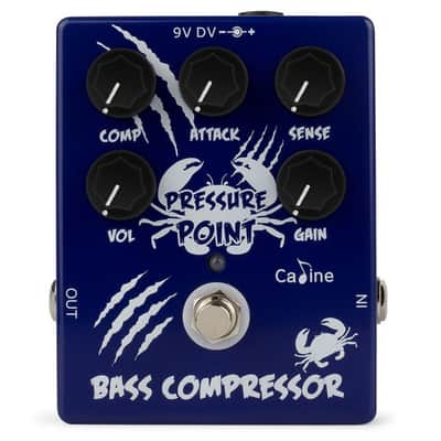 Caline CP-45 Pressure Point BASS Compressor True Bypass, FREE PICK + HOLDER+ FREE SHIP USA image 2