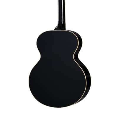 Epiphone J 180 LS Acoustic Electric Guitar Ebony image 4