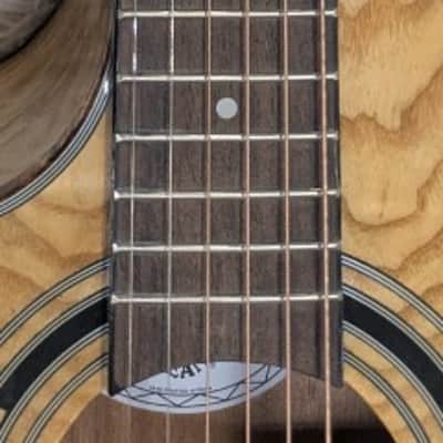Dean EQAL GN Exotica Quilt Ash LEFTY Acoustic-Electric Guitar in Natural Finish image 2