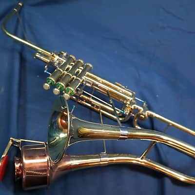 Jazzophone USA made Jazzophone 2024 Yellow Brass Saxophone Trumpet image 15