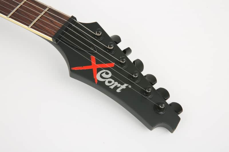 Cort X-THT1 Black Satin EMG-HZ Elecric Guitar HH Mahogany | Reverb