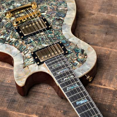 Wolf WLP 750T Special Edition Electric Guitar Abalone w/Hard Case image 18