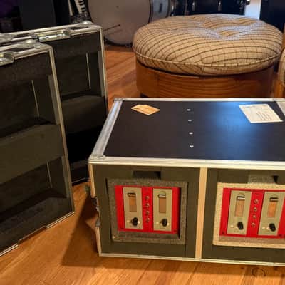 Siemens / Telefunken V72 Tube Microphone Preamps (4 Modules) 1950’s - Gray/Red Custom Rack System image 9