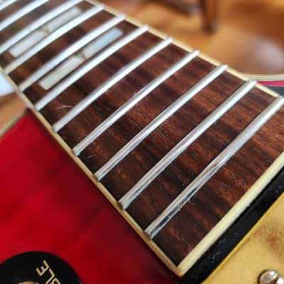 Jay Turser single-cut Les Paul  2010s - orange burst image 9