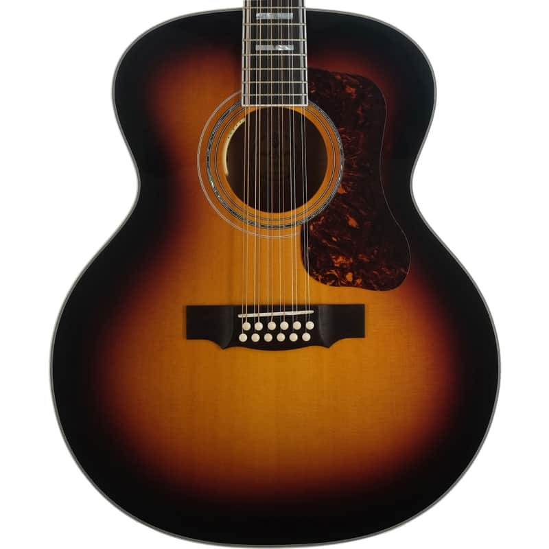 Guild F-512E Maple Antique Burst image 1