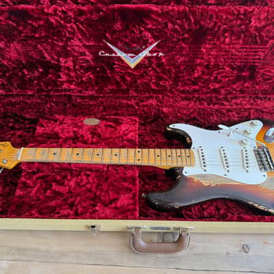 Fender Custom Shop Dale Wilson Masterbuilt 58 Strat Heavy Relic Choc Sunburst image 3