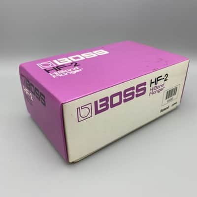 Boss HF-2 Hi Band Flanger (Original box, Green Label) 1985 - 1989 - Pink image 9