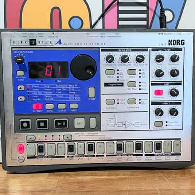 [Excellent] Korg Electribe-A EA-1 Analog Modeling Synthesizer - Silver