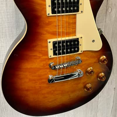 Used Epiphone Les Paul Classic Tobacco Burst w/case TSS1143 image 4
