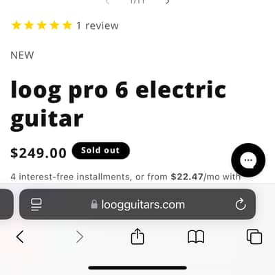 Loog Pro VI Electric student guitar for kids - Red with extras image 9