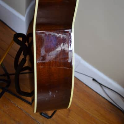 Vintage 1962 Regal R235 Jumbo Acoustic Guitar Harmony Made Sovereign H1260 image 8