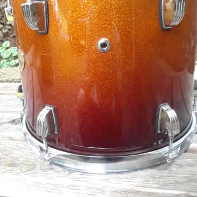Ludwig Accent CS Custom Amber Sparkle Fade 12"x8" tom image 7