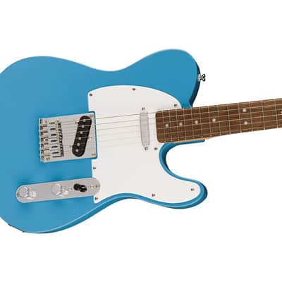 Used Squier Sonic Telecaster Electric Guitar - California Blue w/ Laurel FB image 5