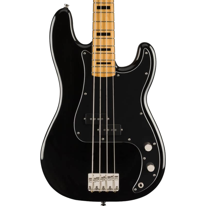 Squier Classic Vibe '70s Precision Bass - Maple Fingerboard, Black image 1