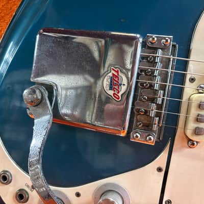 Teisco Spectrum 5 1960's - Metallic Blue image 7