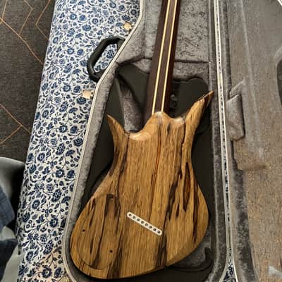 One of a kind 2018 RLG Red Layer Guitars Custom made in Amsterdam Multi-scale 27.7”-29.4” Juggernaut Baritone 8 string graphtech ghost Piezo saddles/preamp Lundgren M8 Alex Grey Inspired Inlay Hiscox Tool Djent Meshuggah image 5