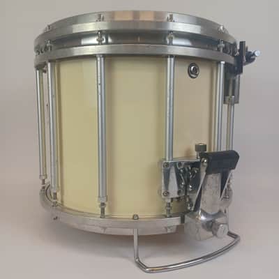 Pearl 12x14"FFX Championship Maple Free Floating Marching Snare Drum White 12Lug image 5