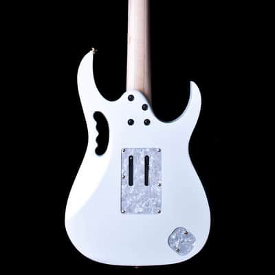 Used Ibanez JEM7VWHL Steve Vai Signature - Left Handed Electric Guitar in White image 3
