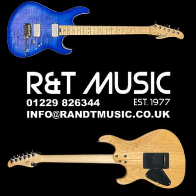 Cort G290 FAT Electric Guitar in Bright Blue Burst image 7