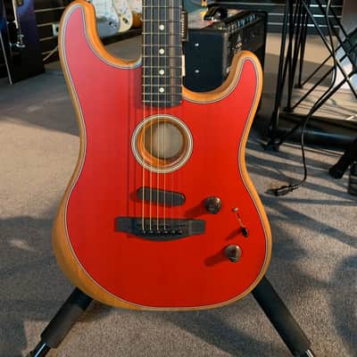 Fender American Acoustasonic Stratocaster 2020 Dakota Red image 2