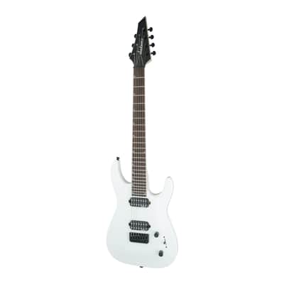 Jackson JS Series Dinky Arch Top JS32-7 DKA HT 7-String Right-Handed Electric Guitar with Amaranth Fingerboard and Maple Neck (Snow White) image 3