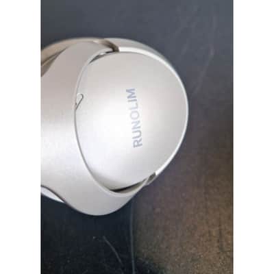 RUNOLIM Hybrid Active Noise Cancelling - Headphones - Silver, with case - Excellent w/ Soft Case image 2