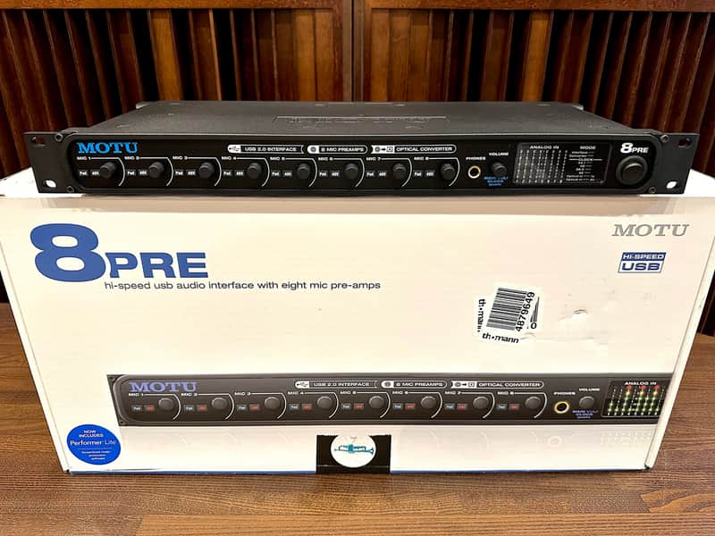 MOTU 8Pre USB Audio Interface image 1