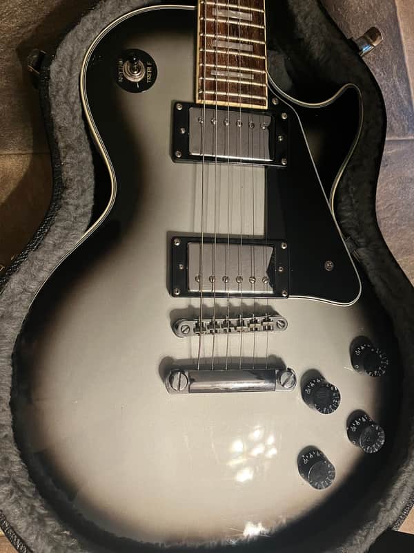 Epiphone Les Paul Custom limited 08 - Grey burst image 1