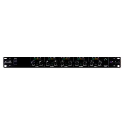 ART MX225 Stereo Dual-Source 5-Zone Distribution Mixer MX-225 Distributed Audio image 3