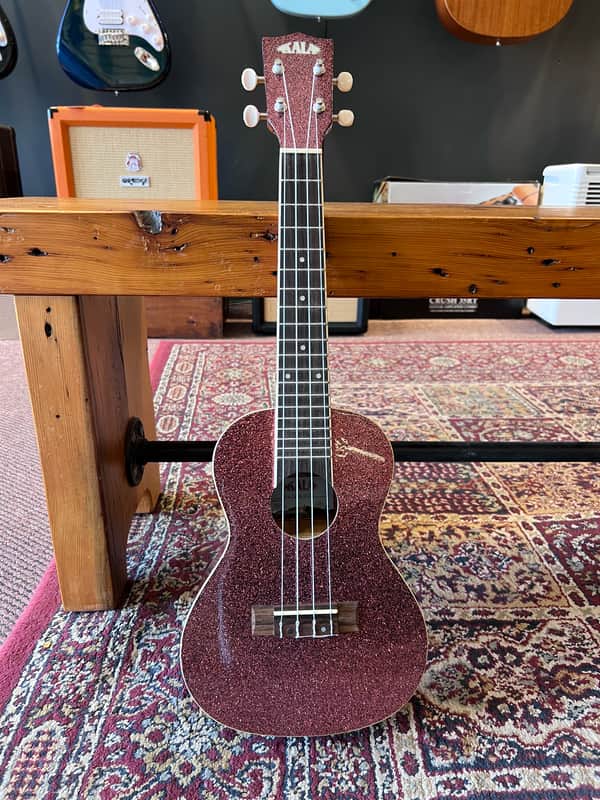 Kala Sparkle Series Pink Champagne Concert Ukulele B-STOCK image 1