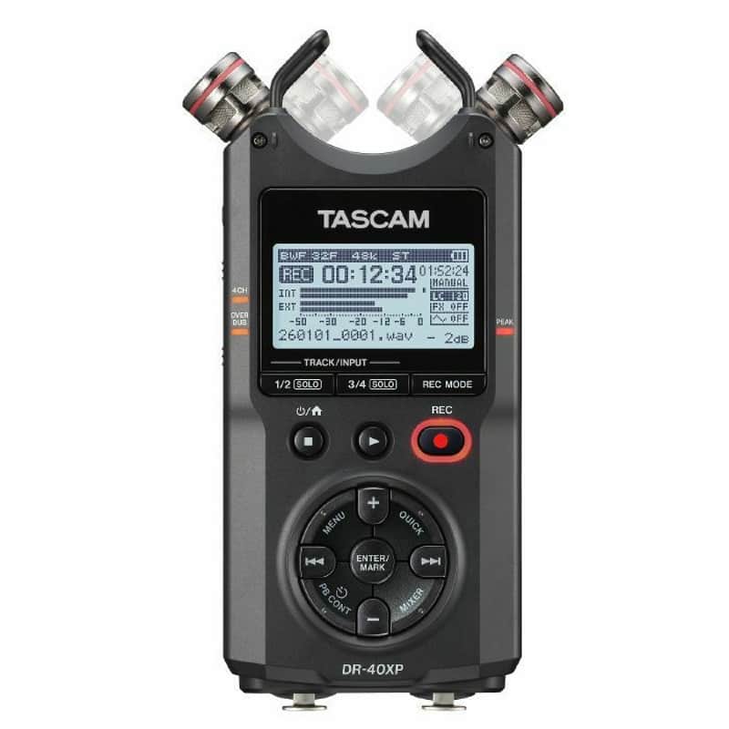 Tascam DR-40XP Portable 4-Track Digital Audio Recorder & USB Audio Interface image 1