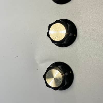 3x Fender Knob/Knopf von Coroando II / 1967 - schwarz/silber image 3