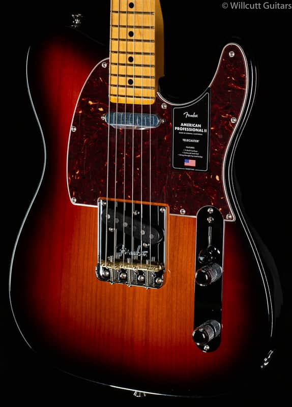 Fender American Professional II Telecaster 3-Color Sunburst Maple Fingerboard (094) image 1