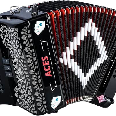 Hohner ACES II 34-Button Accordion with 3 Registers, Black, FBbEb image 2