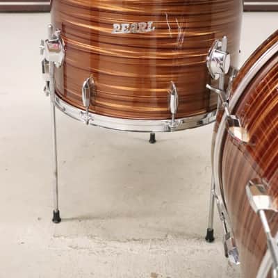 Pearl Tiger Eye Pearl 4pc Drum Kit Set 22/16/13/12" Vintage 1970's MIJ image 7