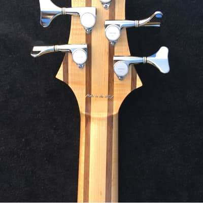 Wrong Way Customs Rosewood 5 String Rosewood Left Handed Bass Guitar Lefty image 9