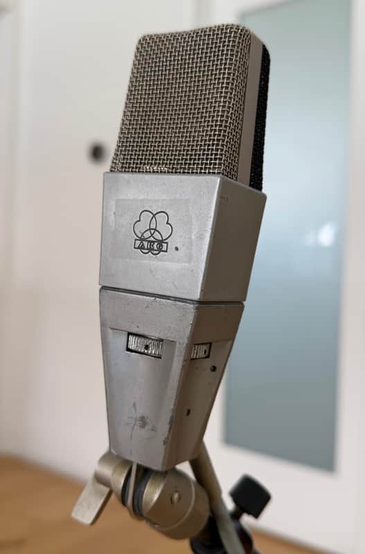 AKG C 12 A Multipattern Large Diaphragm Tube Condenser Microphone 1960s - Nickel image 1