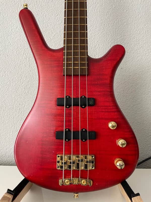 Warwick Corvette Proline, 4-string Burgundy Red Oil finish | Reverb