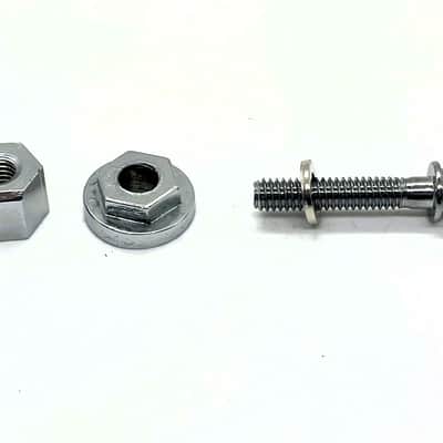 Ludwig P-1988 Hex Nut Insert, P-1986 Hex Bushing and Drum Key Bolt w/Washer NOS - OPEN BOX image 2