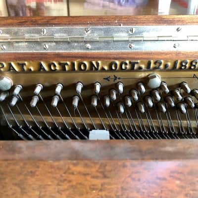 Kranich & Bach April 11 1896 Upright Piano 1896 Brown image 6