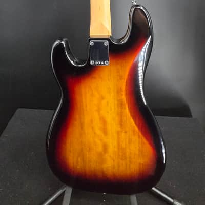 Fender Standard Precision Bass®, Laurel Fingerboard, Black Pickguard, 3-Color Sunburst image 7