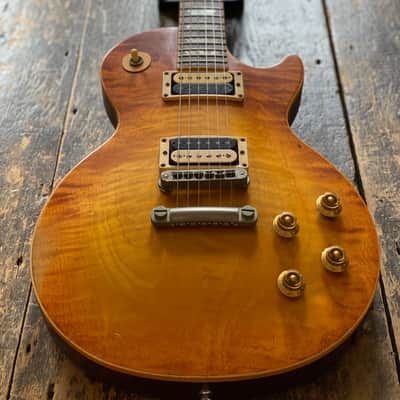 Gibson Les Paul Yamano Standard Faded Non Chambered 1st Year 2005 Figured Heritage Cherry Sunburst w/ OHSC & Docs image 5