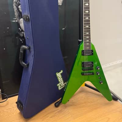 Gibson Dave Mustaine Signature "Rust in Peace" Flying V EXP 2022 - Present - Alien Tech Green image 9