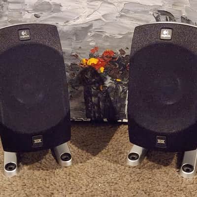 Logitech OEM Logitech Z-5500D THX Certified Computer Satellite Speaker 90s - Grey plastic case image 1