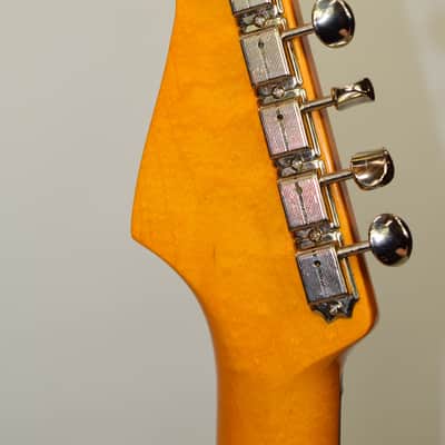 2025 Fender American Vintage II 1965 Stratocaster Electric Guitar, Round-Lam Rosewood Fingerboard, Shoreline Gold w/ Case image 10