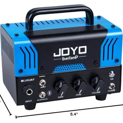 JOYO Bluejay BanTamp Series Mini Amp Head 20W Hybrid Tube 2-Channel Guitar Amplifier with Bluetooth (No Sound, Need Extra Speaker) image 7