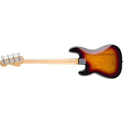 Fender Standard Precision Bass, Laurel Fingerboard, Black Pickguard, 3-Color Sunburst image 4