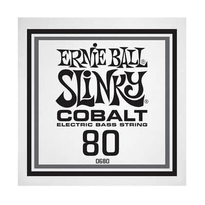 Ernie Ball P10680 .080 Cobalt Wound Electric Bass String (Single)