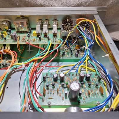 H.H. Scott Alpha 1 Preamp Recapped/Working Alpha 1 Late 1970's - Silver/Aluminum image 15