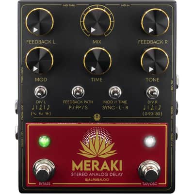 Walrus Audio Meraki Analog Stereo Delay Pedal image 1
